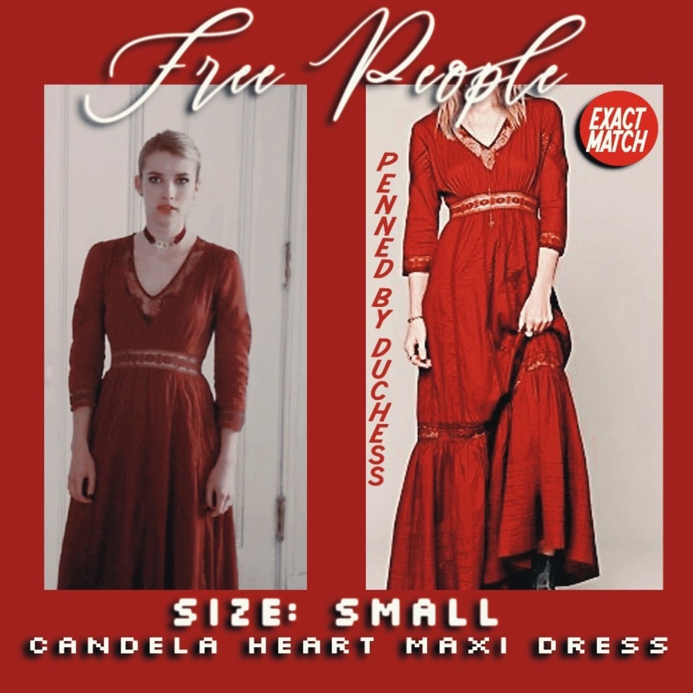 Free People Candela Heart Dress (Rare AHS Madison Montgomery Exact)